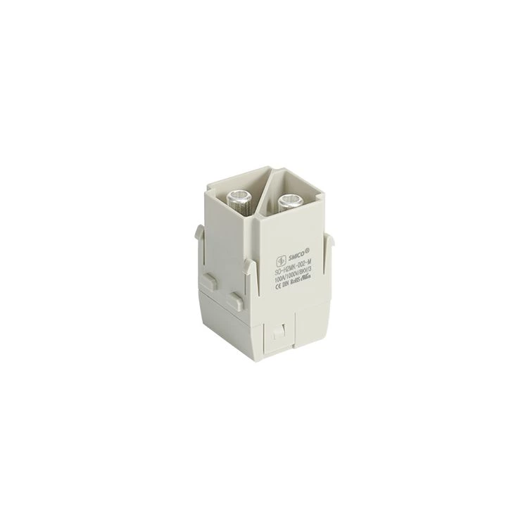 H2MK-002 100A Мощный 2-контактный разъем, осевой винтовой зажим