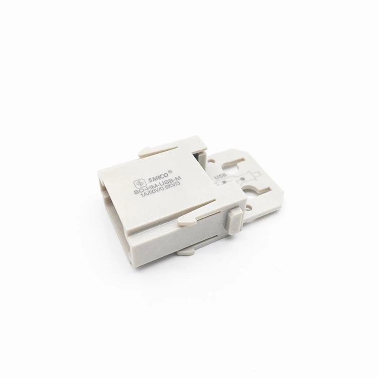 Модульный разъем USB для тяжелых условий эксплуатации, мужской, с функцией смены пола 09140014601