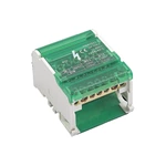 UKK407/125 125A 500V 4-контактный терминал DIN-рейка медная шина PA распределительные блоки кабельная коробка